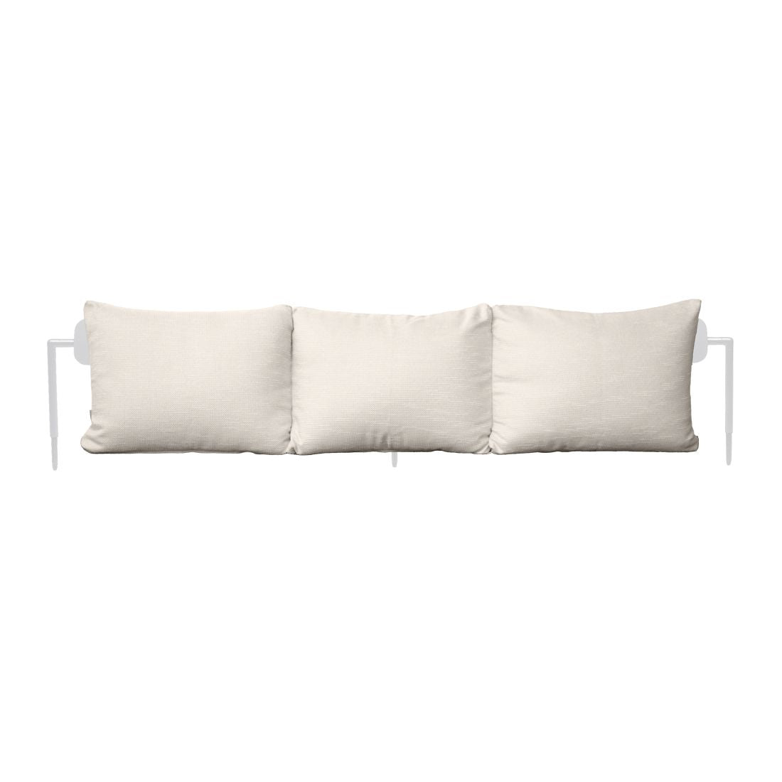 Fermob Rivage Dossier pour bain de soleil Blanc coton 01 Teint Masse Texture Osier M0605 