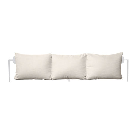 Fermob Rivage Dossier pour bain de soleil Blanc coton 01 Teint Masse Texture Osier M0605 