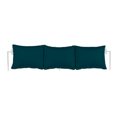 Fermob Rivage Dossier pour bain de soleil Blanc coton 01 Teint Masse Vert Paon cru M01353 
