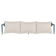 Fermob Rivage Dossier pour bain de soleil Bleu acapulco 21 Teint Masse Papyrus M0602 