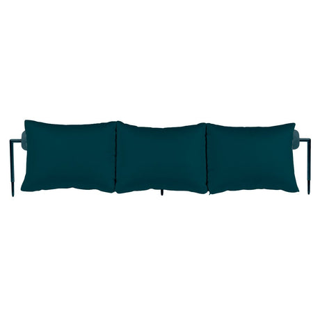 Fermob Rivage Dossier pour bain de soleil Bleu acapulco 21 Teint Masse Vert Paon cru M01353 