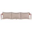 Fermob Rivage Dossier pour bain de soleil Ocre rouge 20 Natté Sunbrella Ficelle M0610 