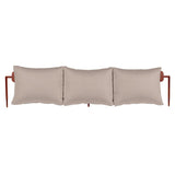 Fermob Rivage Dossier pour bain de soleil Ocre rouge 20 Natté Sunbrella Ficelle M0610 