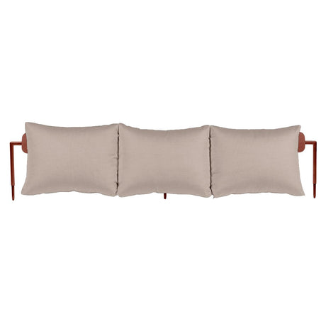 Fermob Rivage Dossier pour bain de soleil Ocre rouge 20 Natté Sunbrella Ficelle M0610 