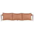 Fermob Rivage Dossier pour bain de soleil Ocre rouge 20 Natté Sunbrella Pêche M0138 