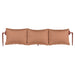 Fermob Rivage Dossier pour bain de soleil Ocre rouge 20 Natté Sunbrella Pêche M0138 