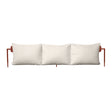 Fermob Rivage Dossier pour bain de soleil Ocre rouge 20 Perle D4 