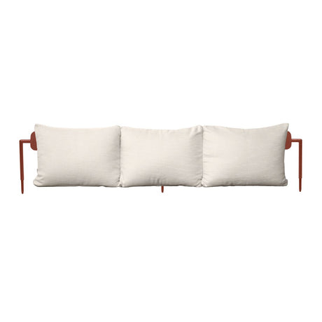 Fermob Rivage Dossier pour bain de soleil Ocre rouge 20 Perle D4 