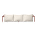 Fermob Rivage Dossier pour bain de soleil Ocre rouge 20 Perle D4 