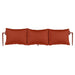 Fermob Rivage Dossier pour bain de soleil Ocre rouge 20 Teint Masse Tomette M0772 