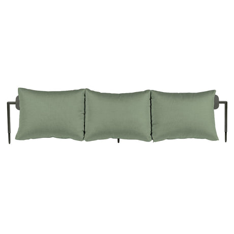 Fermob Rivage Dossier pour bain de soleil Romarin 48 Natté Sunbrella Cactus 82 