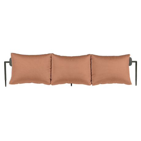 Fermob Rivage Dossier pour bain de soleil Romarin 48 Natté Sunbrella Pêche M0138 