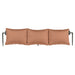 Fermob Rivage Dossier pour bain de soleil Romarin 48 Natté Sunbrella Pêche M0138 