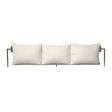 Fermob Rivage Dossier pour bain de soleil Romarin 48 Teint Masse Texture Osier M0605 