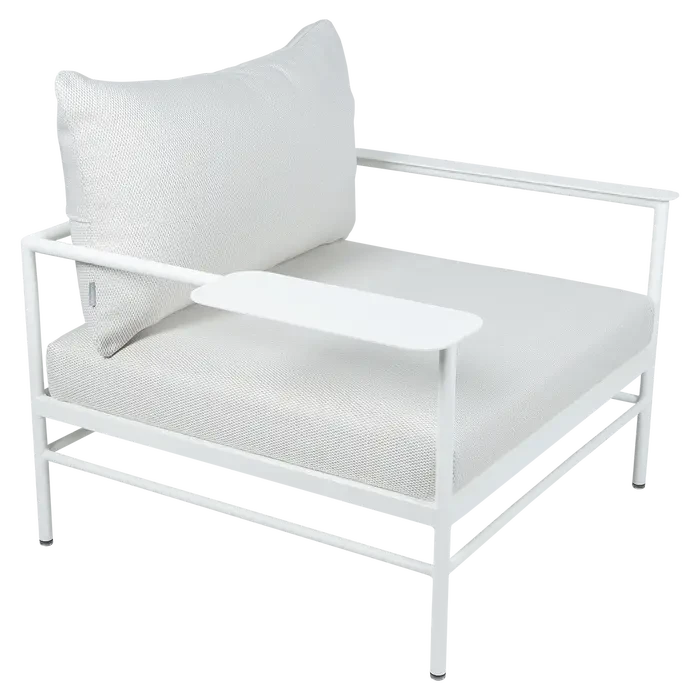 Fermob Rivage Fauteuil bas Blanc coton 01 Perle D4 