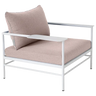 Fermob Rivage Fauteuil bas Blanc coton 01 Teint Masse Papyrus M0602 