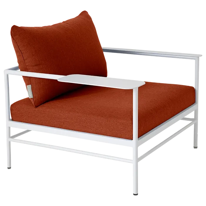 Fermob Rivage Fauteuil bas Blanc coton 01 Teint Masse Tomette M0772 