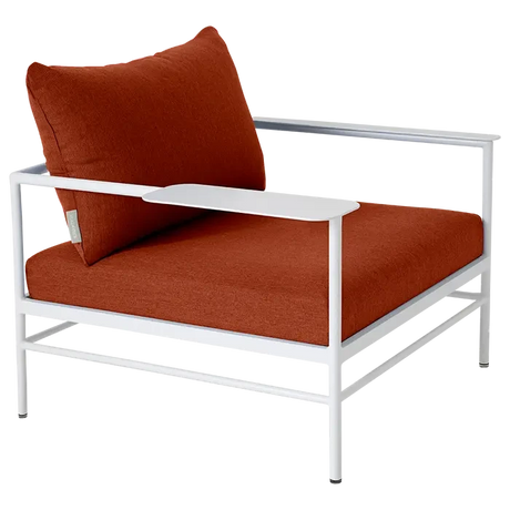 Fermob Rivage Fauteuil bas Blanc coton 01 Teint Masse Tomette M0772 