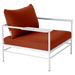 Fermob Rivage Fauteuil bas Blanc coton 01 Teint Masse Tomette M0772 