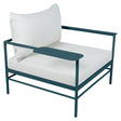 Fermob Rivage Fauteuil bas Bleu acapulco 21 Perle D4 