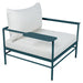 Fermob Rivage Fauteuil bas Bleu acapulco 21 Perle D4 
