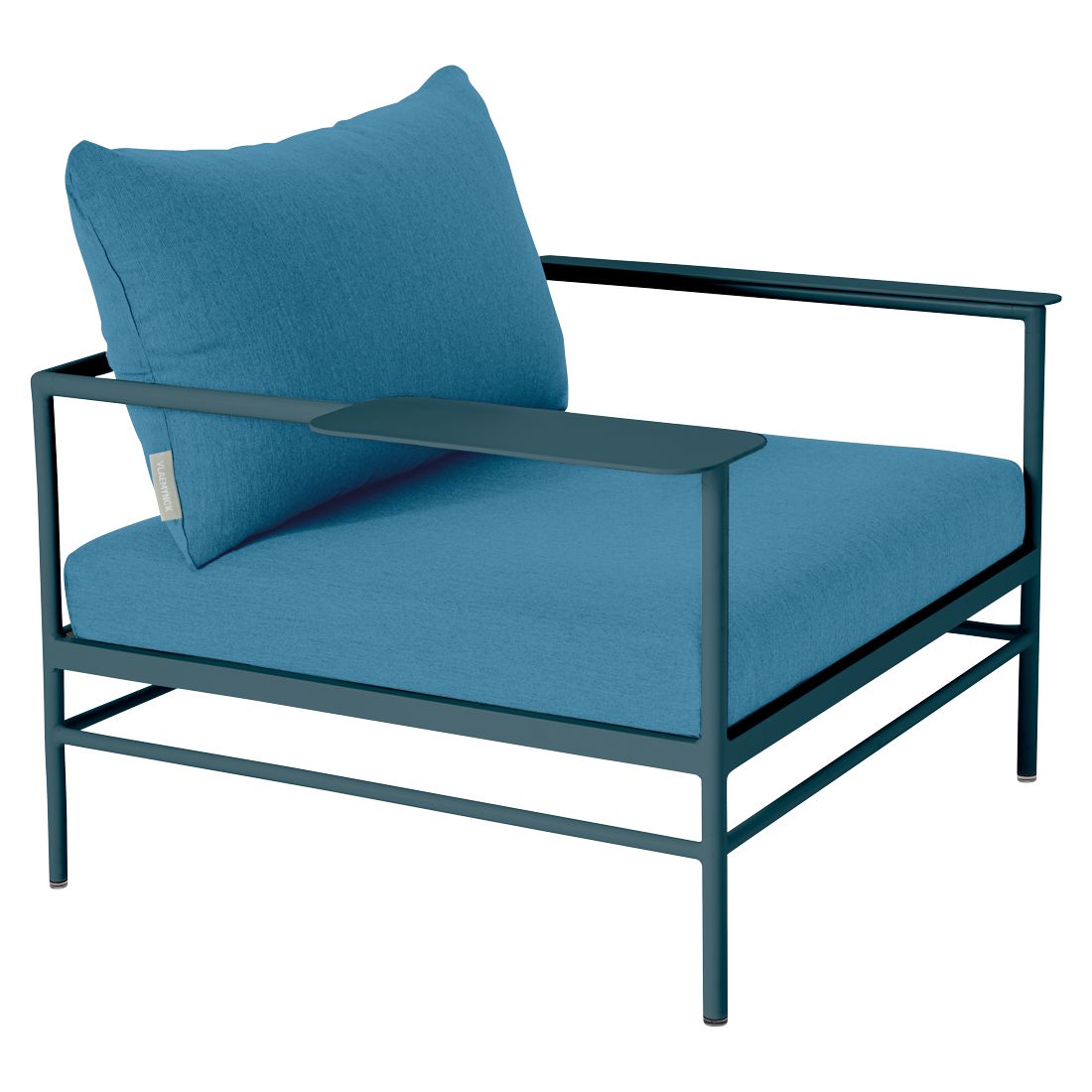 Fermob Rivage Fauteuil bas Bleu acapulco 21 Teint Masse Bleu Adriatic M03941 
