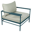 Fermob Rivage Fauteuil bas Bleu acapulco 21 Teint Masse Mix Vert Prairie M01354 