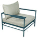 Fermob Rivage Fauteuil bas Bleu acapulco 21 Teint Masse Mix Vert Prairie M01354 