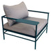 Fermob Rivage Fauteuil bas Bleu acapulco 21 Teint Masse Texture Stracciatella M01284 