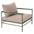 Fermob Rivage Fauteuil bas Cactus 82 Natté Sunbrella Ficelle M0610 