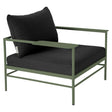 Fermob Rivage Fauteuil bas Cactus 82 Natté Sunbrella Gris Nuit M01282 