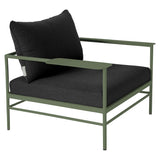 Fermob Rivage Fauteuil bas Cactus 82 Natté Sunbrella Gris Nuit M01282 
