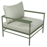 Fermob Rivage Fauteuil bas Cactus 82 Teint Masse Mix Vert Prairie M01354 
