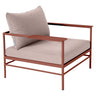 Fermob Rivage Fauteuil bas Ocre rouge 20 Teint Masse Papyrus M0602 