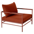 Fermob Rivage Fauteuil bas Ocre rouge 20 Teint Masse Tomette M0772 