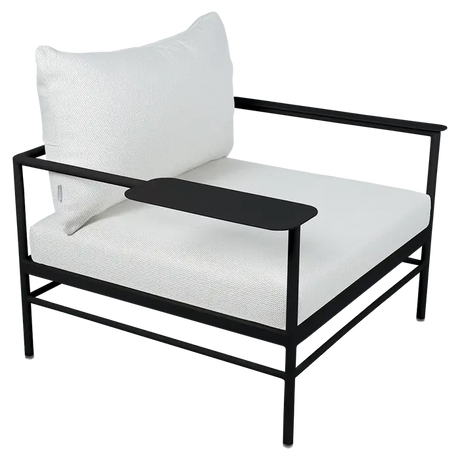 Fermob Rivage Fauteuil bas Réglisse 42 Perle D4 