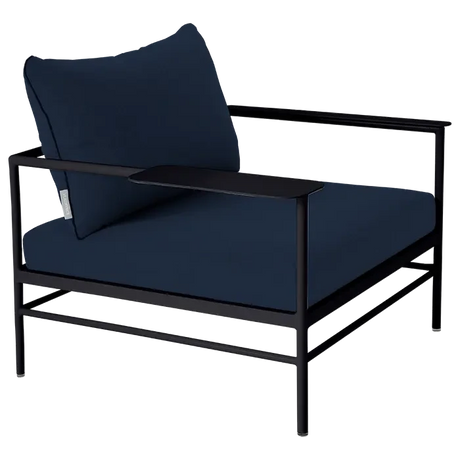 Fermob Rivage Fauteuil bas Réglisse 42 Teint Masse Bleu Nuit M0754 