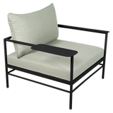 Fermob Rivage Fauteuil bas Réglisse 42 Teint Masse Mix Vert Prairie M01354 