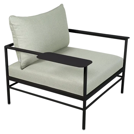 Fermob Rivage Fauteuil bas Réglisse 42 Teint Masse Mix Vert Prairie M01354 
