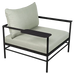 Fermob Rivage Fauteuil bas Réglisse 42 Teint Masse Mix Vert Prairie M01354 
