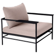 Fermob Rivage Fauteuil bas Réglisse 42 Teint Masse Papyrus M0602 