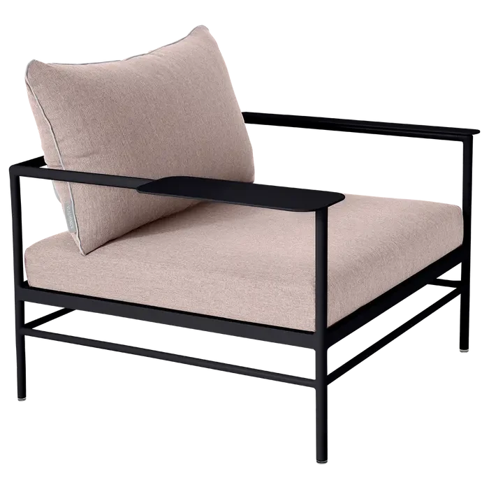 Fermob Rivage Fauteuil bas Réglisse 42 Teint Masse Papyrus M0602 