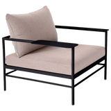 Fermob Rivage Fauteuil bas Réglisse 42 Teint Masse Papyrus M0602 