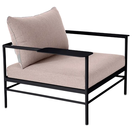 Fermob Rivage Fauteuil bas Réglisse 42 Teint Masse Papyrus M0602 