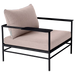 Fermob Rivage Fauteuil bas Réglisse 42 Teint Masse Papyrus M0602 