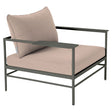 Fermob Rivage Fauteuil bas Romarin 48 Natté Sunbrella Ficelle M0610 
