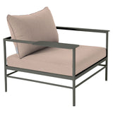 Fermob Rivage Fauteuil bas Romarin 48 Natté Sunbrella Ficelle M0610 