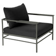 Fermob Rivage Fauteuil bas Romarin 48 Natté Sunbrella Gris Nuit M01282 