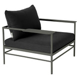 Fermob Rivage Fauteuil bas Romarin 48 Natté Sunbrella Gris Nuit M01282 