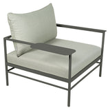 Fermob Rivage Fauteuil bas Romarin 48 Teint Masse Mix Vert Prairie M01354 